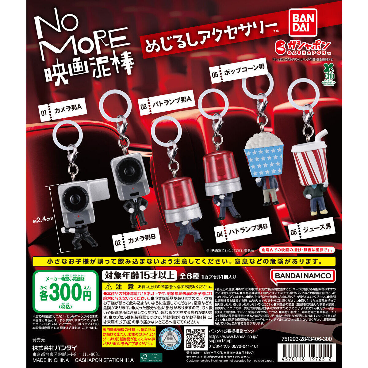 NO MORE映画泥棒 めじるしアクセサリーの台紙画像