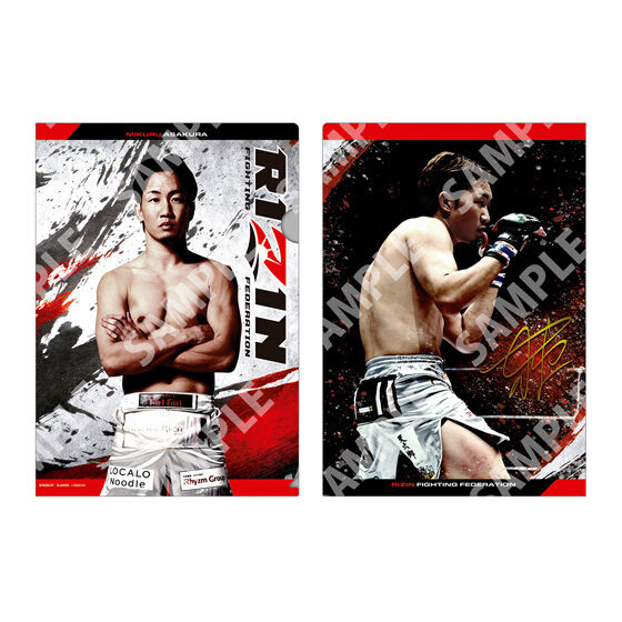 【フラットガシャポン】RIZIN クリアファイルコレクションの商品画像