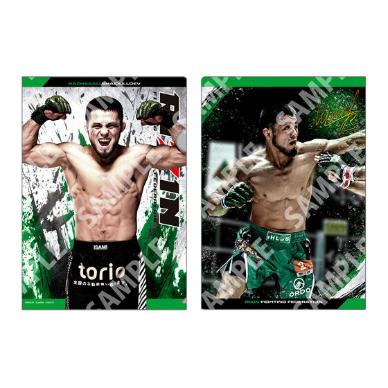 【フラットガシャポン】RIZIN クリアファイルコレクションの商品画像