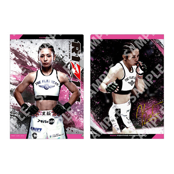 【フラットガシャポン】RIZIN クリアファイルコレクションの商品画像