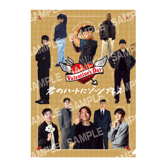 【フラットガシャポン】B.LEAGUE モテ男No.1ランキング クリアファイルの商品画像