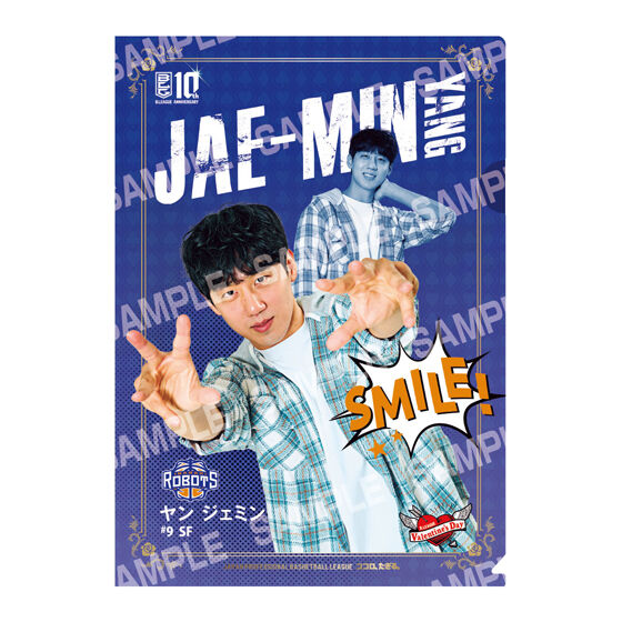【フラットガシャポン】B.LEAGUE モテ男No.1ランキング クリアファイルの商品画像
