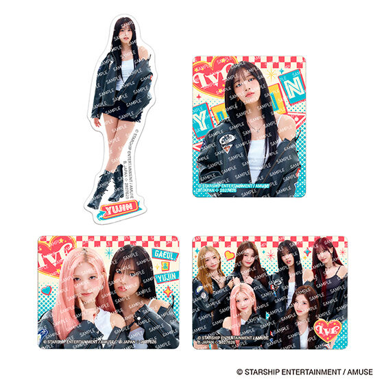 【フラットガシャポン】IVE FROM STARSHIP ENTERTAINMENT WITH AMUSE ステッカーコレクションの商品画像