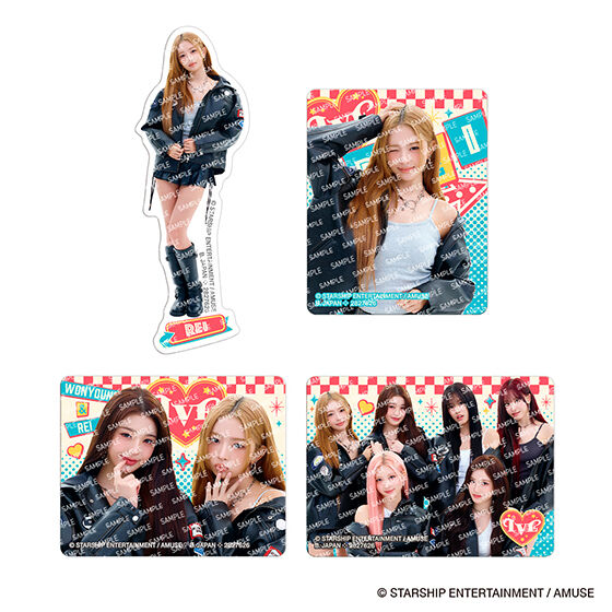 【フラットガシャポン】IVE FROM STARSHIP ENTERTAINMENT WITH AMUSE ステッカーコレクションの商品画像