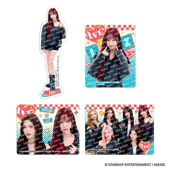 【フラットガシャポン】IVE FROM STARSHIP ENTERTAINMENT WITH AMUSE ステッカーコレクションの商品画像