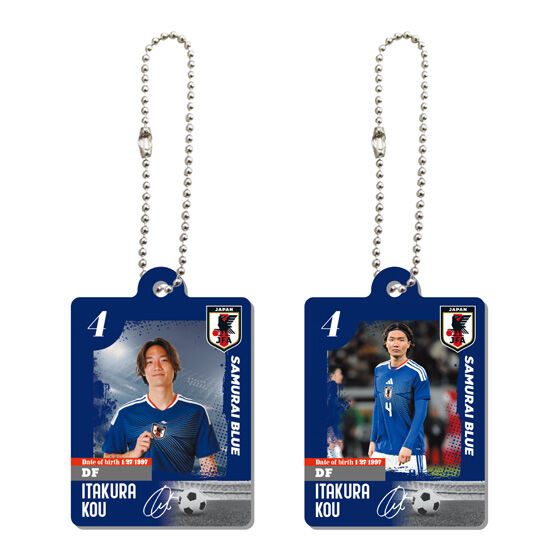 だれでもアクリルチャームDX サッカー日本代表ver.の商品画像