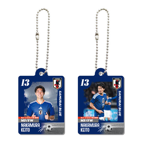 だれでもアクリルチャームDX サッカー日本代表ver.の商品画像