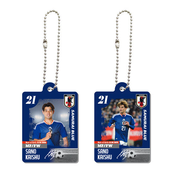 だれでもアクリルチャームDX サッカー日本代表ver.の商品画像
