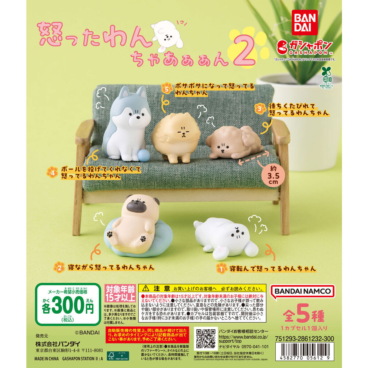 怒ったわんちゃあぁぁん2の台紙画像