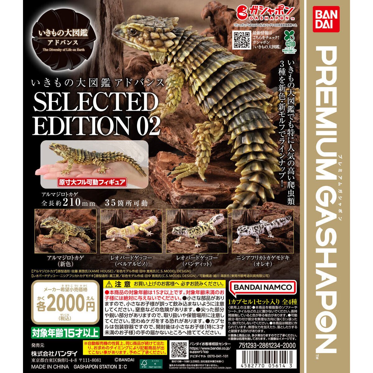 いきもの大図鑑アドバンス SELECTED EDITION 02の台紙画像