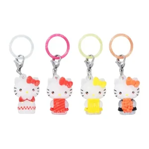 スシロー×ハローキティ めじるしアクセサリー 全4種ラインナップ