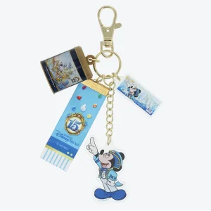 東京ディズニーシー25周年 カプセルトイ キーチェーン 15周年デザイン